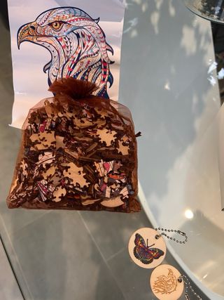 Puzzle de Madera Dragón y Llavero