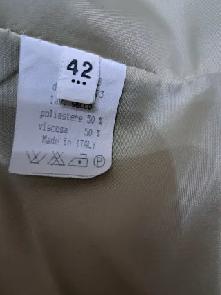 Tailleur donna 3 pezzi beige/tortora