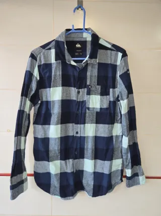 Camisa Quiksilver cuadros azul
