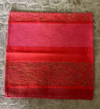 Set Natalizio Tessuto Rosso