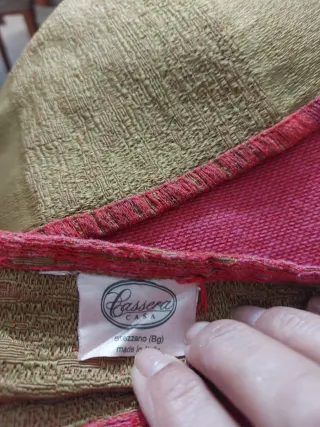 Set Natalizio Tessuto Rosso