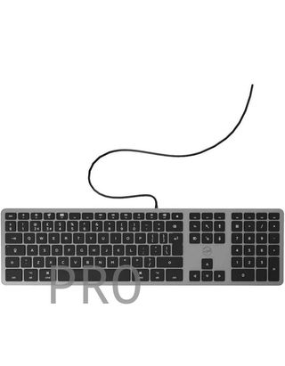 Teclado ingles con cable