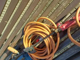 Soplete con manguera y accesorios