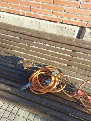 Soplete con manguera y accesorios