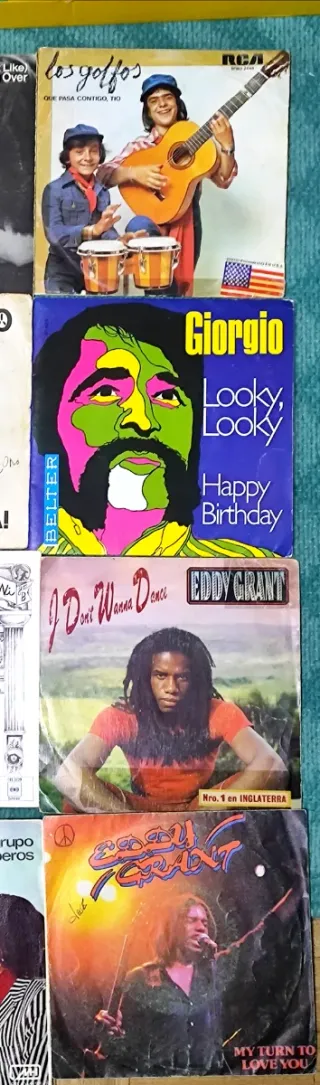 Lote Singles Vinilo Pop Rock, funk,y Latino