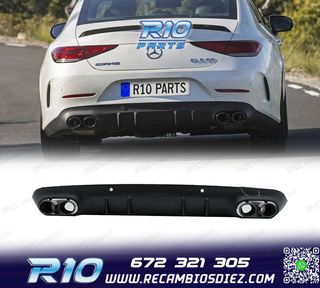 DIFUSOR MERCEDES W257 18-24 LOOK AMG CLS53