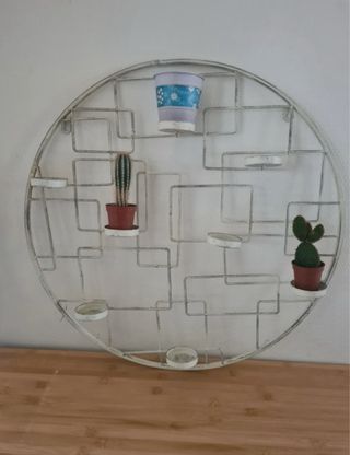 Portacandele da parete in metallo