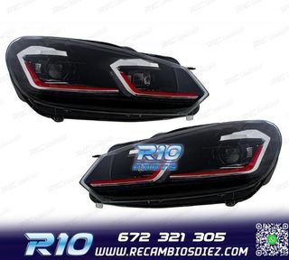 FAROS VOLKSWAGEN VW GOLF 6 08-13 LOOK GTI GOLF 7 DINAMICOS