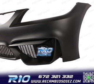 PARAGOLPES DELANTERO BMW E90 E91 05-08 LOOK M4 REJILLAS NIEB