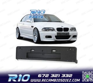 SOPORTE MATRICULA PARAGOLPES BMW E46 LOOK M3 98-05