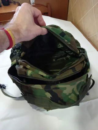 Mochila Táctica MFH 30L Camuflaje Woodland