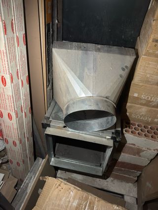 Caja ventilación campana extractora industrial