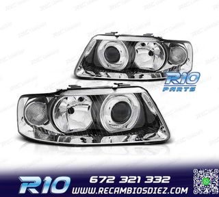 FAROS AUDI A3 8L 00-03 CROMADOS H7