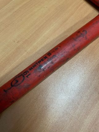 Llave tubo 19mm 1000V aislada