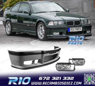 PARAGOLPES + NIEBLAS PARA BMW E36 92-99 LOOK M3 CLARO