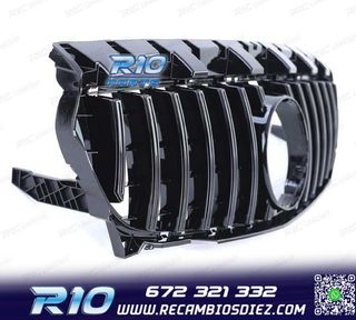 PARRILLA MERCEDES CLA W117 13-16 LOOK AMG GTR NEGRO BRILLO