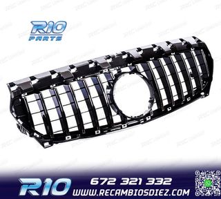 PARRILLA MERCEDES CLA W117 13-16 LOOK AMG GTR NEGRO BRILLO