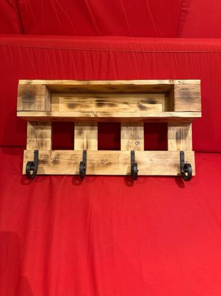 Appendiabiti Legno Riciclato con Ganci