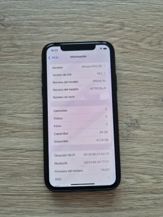 iPhone XS Negro 64GB