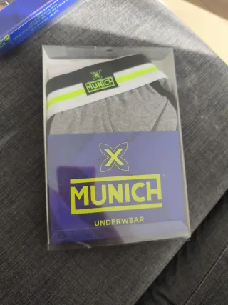 Calzoncillos Munich grises y negros