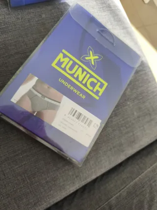 Calzoncillos Munich grises y negros