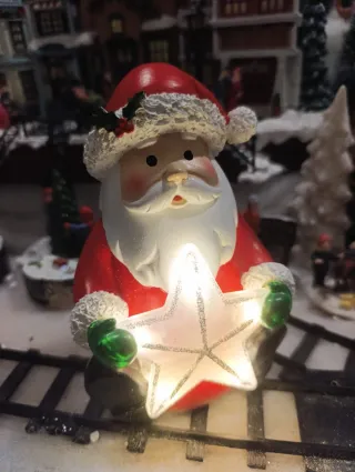 Figura Navideña Santa Claus con Luces