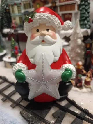 Figura Navideña Santa Claus con Luces