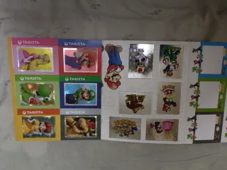 Álbum cromos Super Mario completo