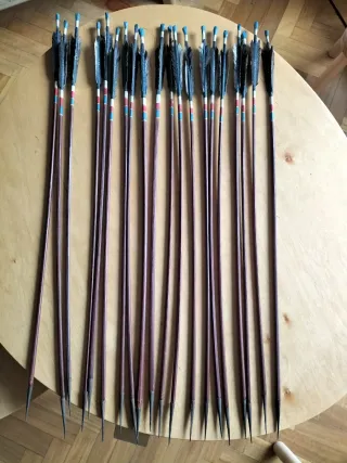 20 Plumas de Flecha para Arco o Decoración