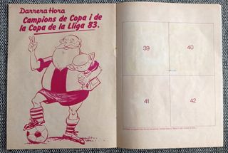 Album VACIO/PLANCHA BARÇA XICLET MARADONA 1983