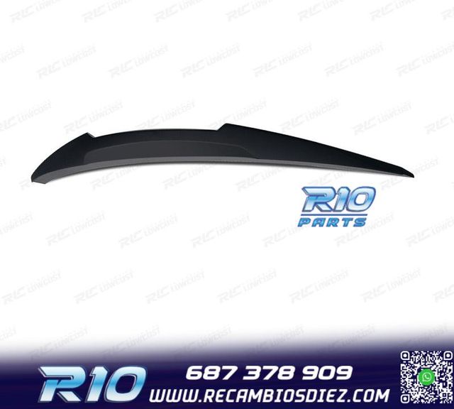 ALERON SPOILER BMW E92 COUPE LOOK M4 NEGRO BRILLO