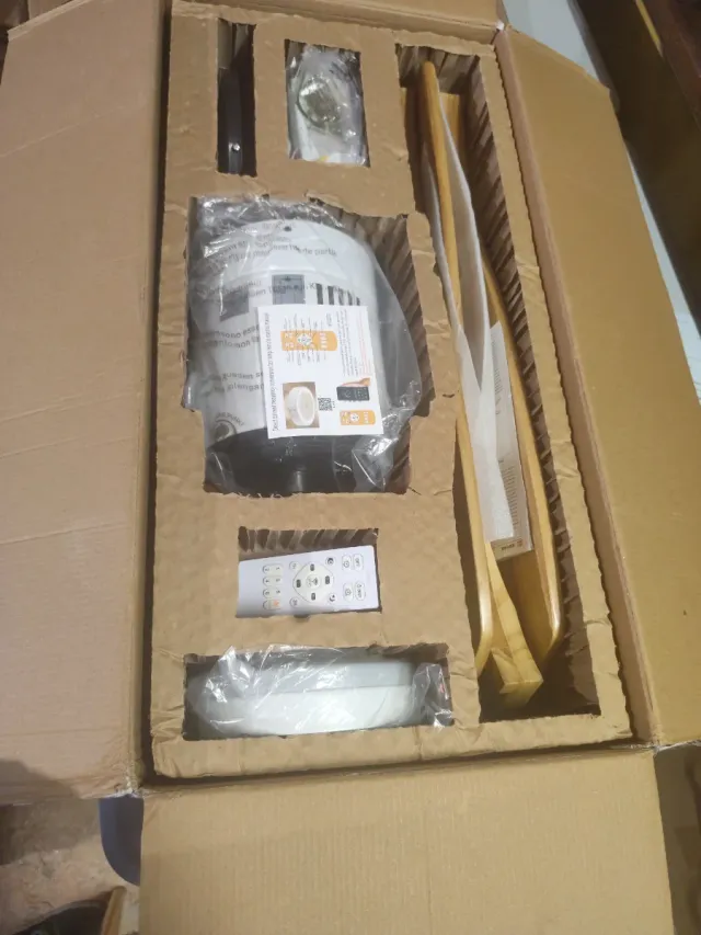 Ventilador Techo LED LM8090 Madera