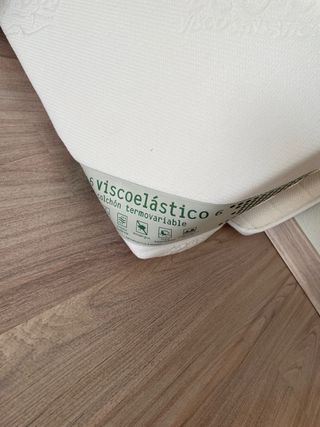 Colchón viscoelastico 90 cm 20 cm ancho y 190 alto