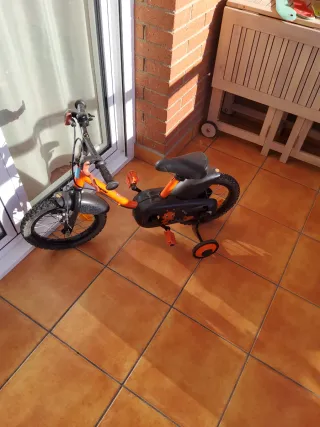 Bici infantil Decathlon Btwin naranja