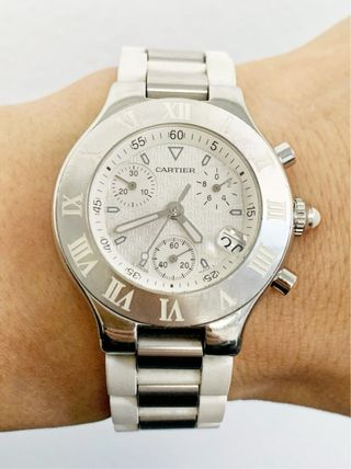 Reloj Cartier 21Chronoscaph Acero (escucho oferta)