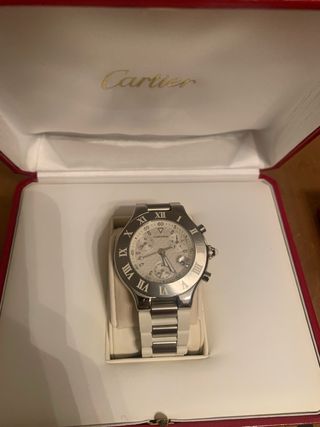 Reloj Cartier 21Chronoscaph Acero (escucho oferta)