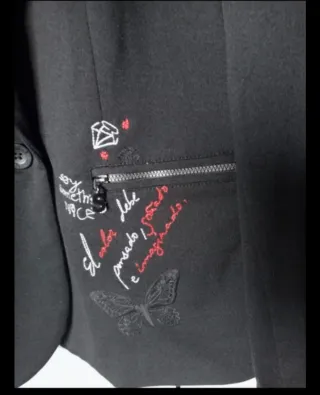 Blazer/ Americana Desigual Talla L/40 Negra