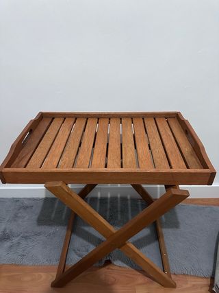 Mesa Bandeja Plegable Madera Furinno