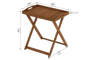 Mesa Bandeja Plegable Madera Furinno