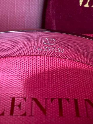 Brazalete Valentino Plateado con Cristales