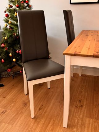 Mesa de comedor y 4 sillas