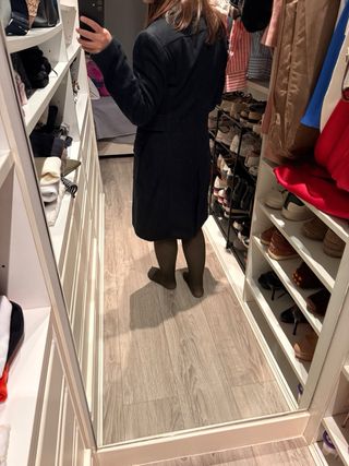 Gabardina azul marino, Moda International