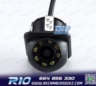 CAMARA DE APARCAMIENTO TRASERA CON LED PARA VISIÓN NOCTURNA