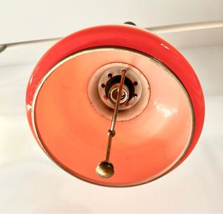 Lámpara colgante naranja cristal