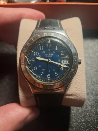 Reloj Swatch Irony Mujer Azul y Plateado