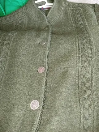 Chaqueta  Loden en verde de hombre