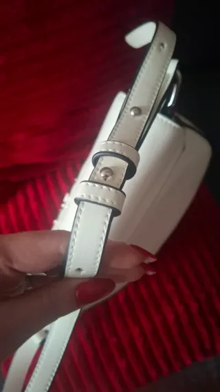 Tracolla Alviero Martini bianca