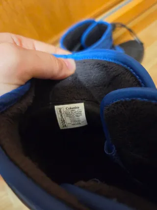 Botas de Nieve Columbia Azul/Negro