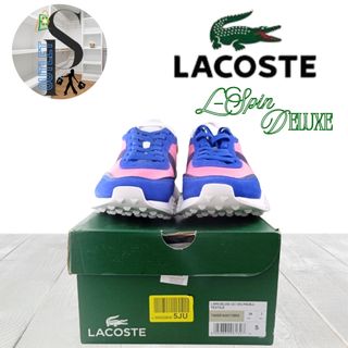 Zapatillas Lacoste L Spin Deluxe Mujer Rosa/Azul
