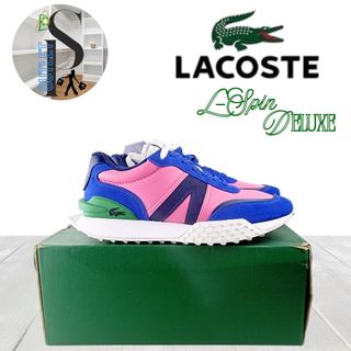 Zapatillas Lacoste L Spin Deluxe Mujer Rosa/Azul